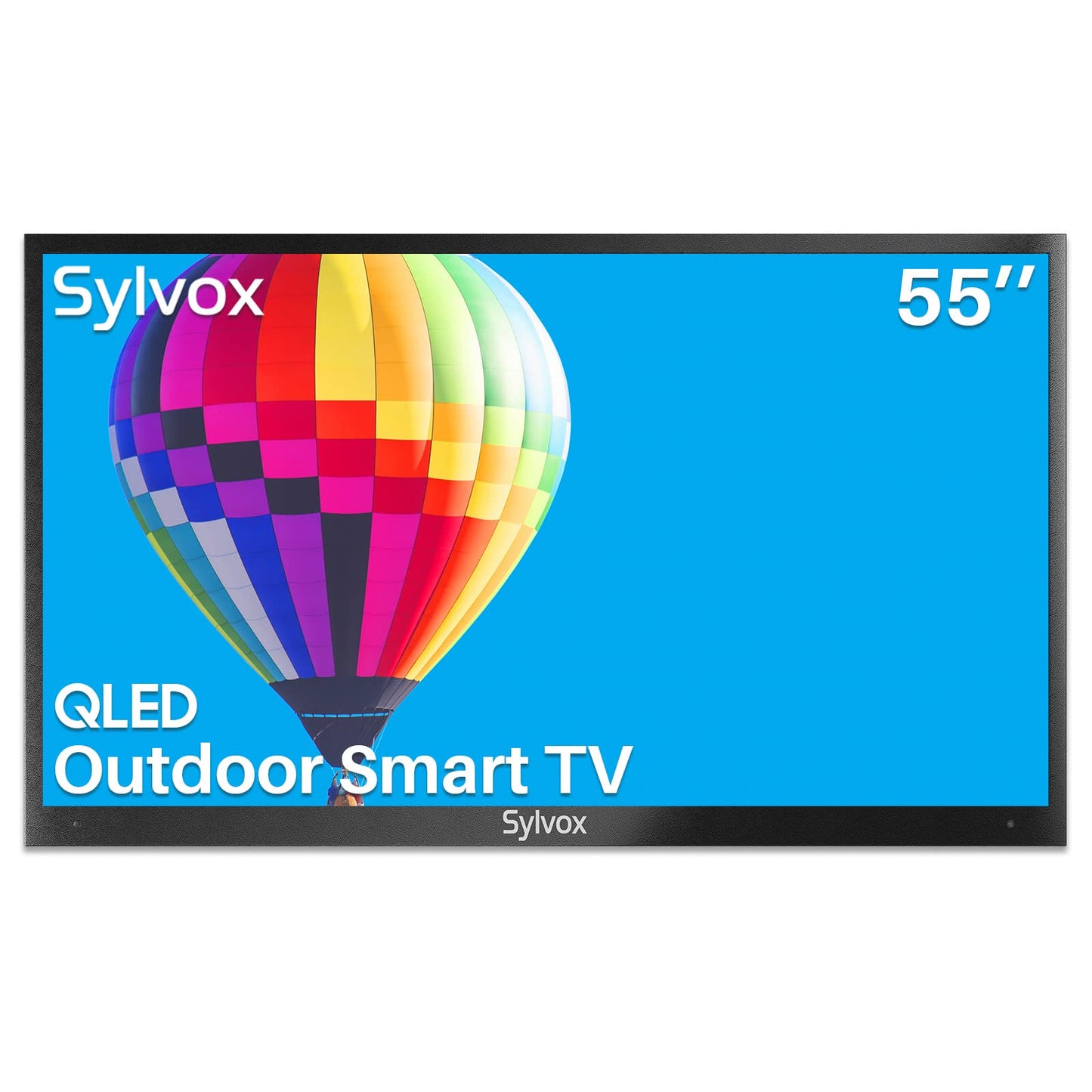 SYLVOX New 65” Outdoor Smart TV, Superior Waterproof Performance, Upgraded Matte Finish for Enhanced Anti-Glare Effect, Full Metal, with Dolby Atoms, 1000nits, Partial Sun Deck Pro 2.0+ Series