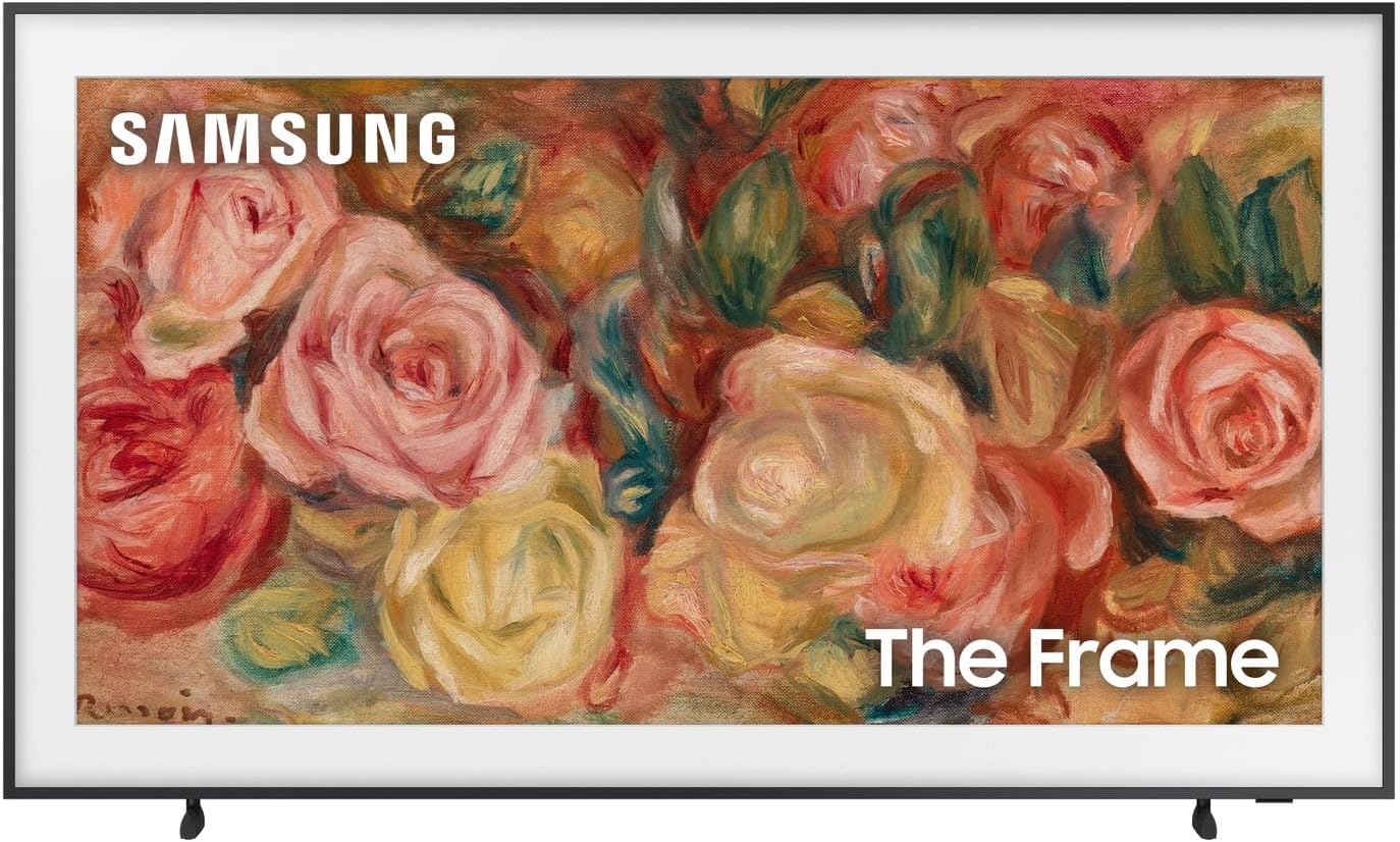 SAMSUNG QN75LS03DAFXZA 75 Inch The Frame 4K Smart Quantum HDR TV with 2 Year Amber Protection Plan (2024)