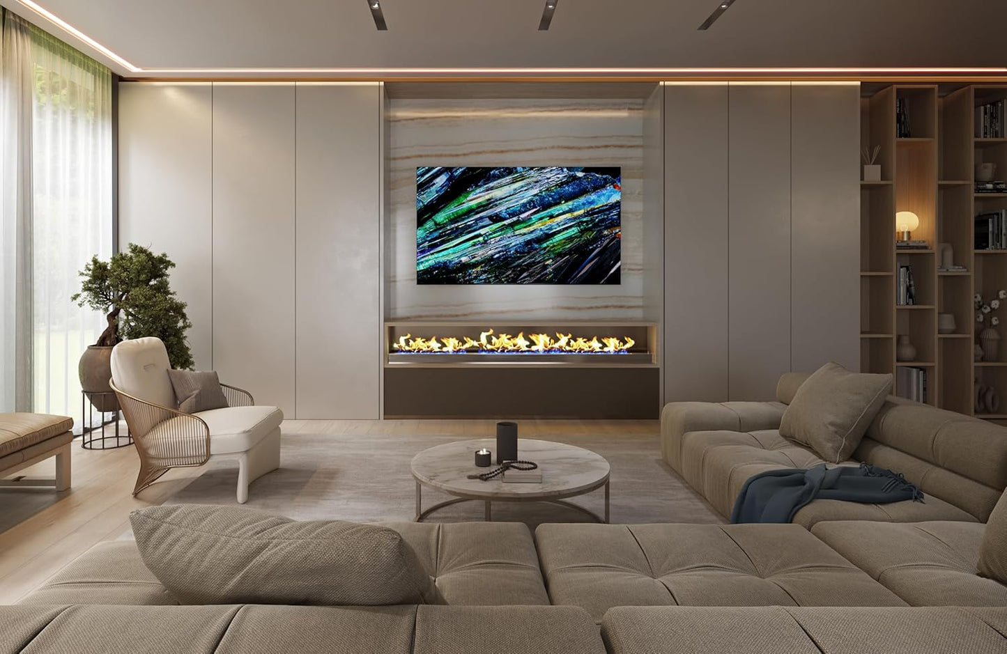 Sony QD-OLED 65 inch BRAVIA XR A95L Series 4K Ultra HD TV: Smart Google TV with Dolby Vision HDR and Exclusive Gaming Features for The PlayStation® 5 XR65A95L- Latest Model,Black