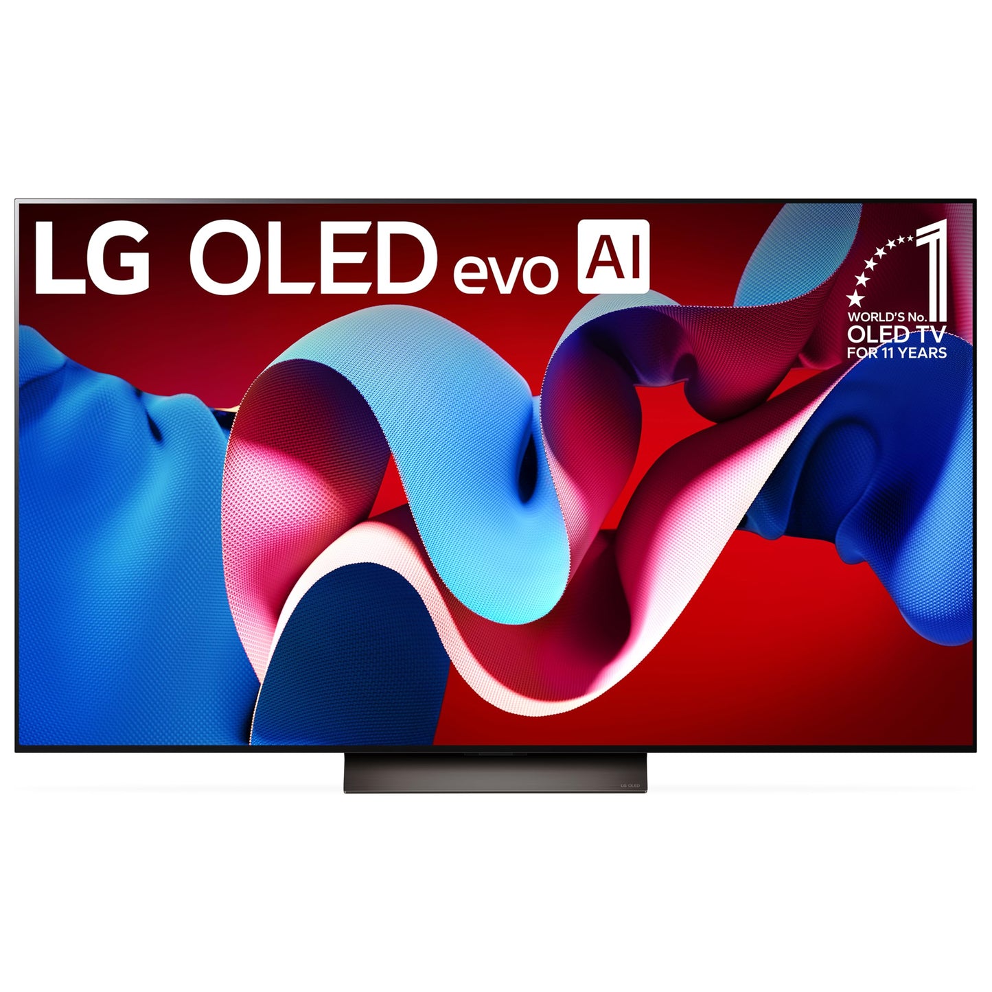 LG 77-Inch Class OLED evo C4 Series Smart TV 4K Processor Flat Screen with Magic Remote AI-Powered with Alexa Built-in (OLED77C4PUA, 2024)