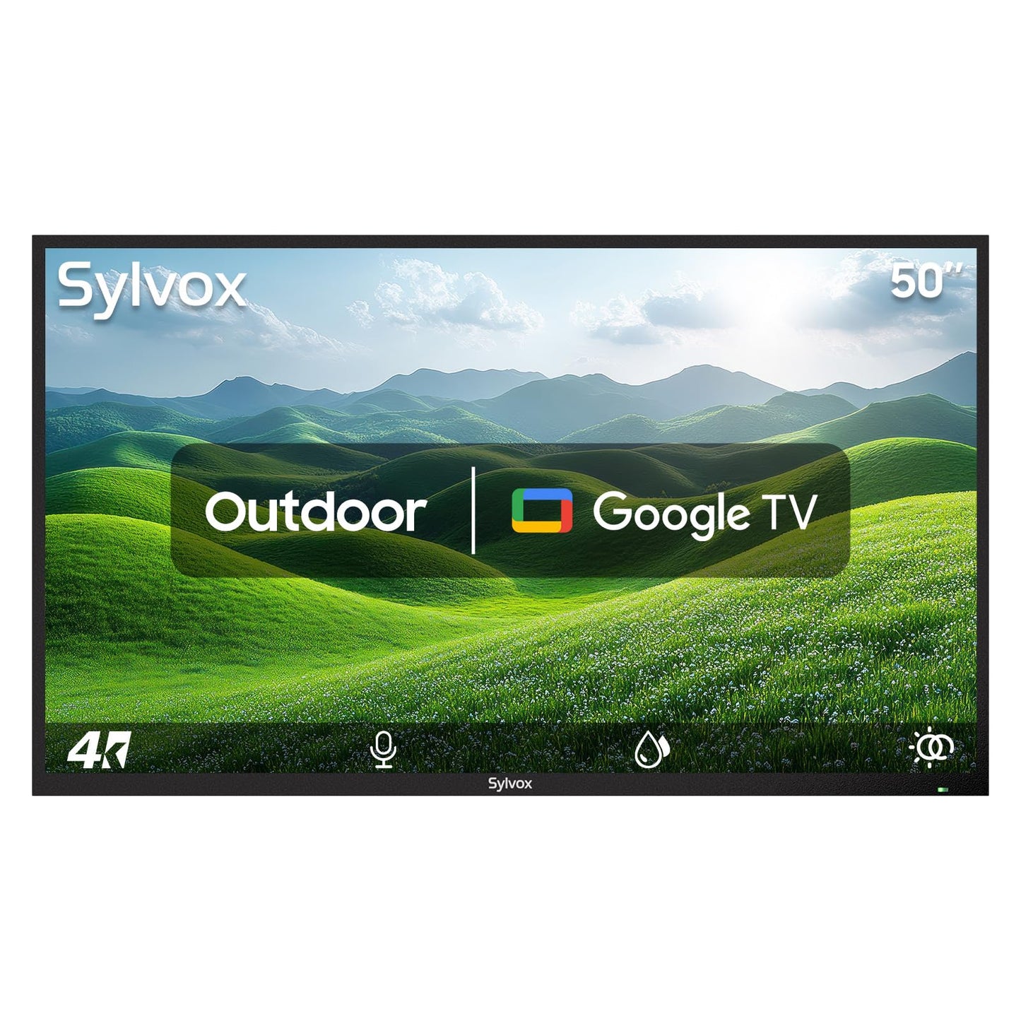 SYLVOX New 65” Outdoor Smart TV, Superior Waterproof Performance, Upgraded Matte Finish for Enhanced Anti-Glare Effect, Full Metal, with Dolby Atoms, 1000nits, Partial Sun Deck Pro 2.0+ Series