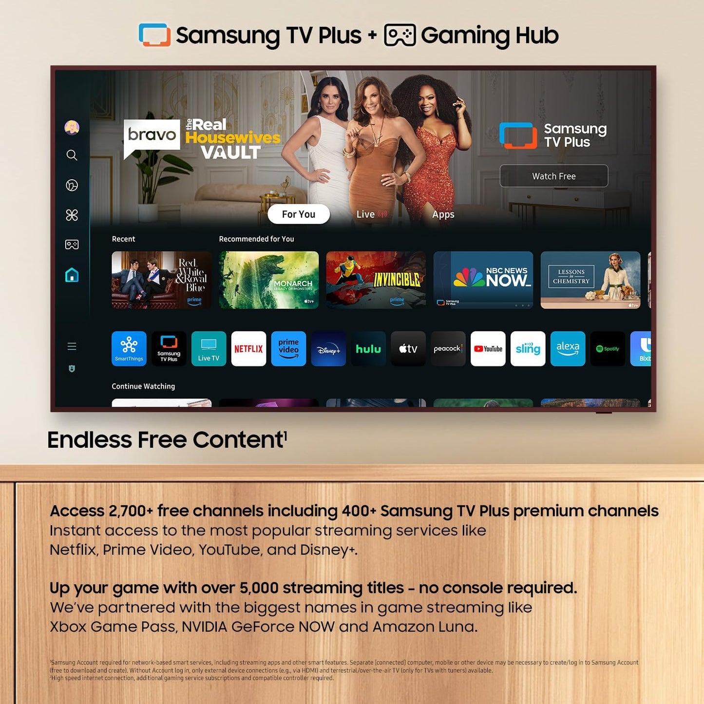 Samsung 85-Inch Class QLED 4K LS03D The Frame Series Quantum HDR Smart TV w/Dolby Atmos, Art Mode, Anti-Reflection, Customizable Frame, Slim Fit Wall Mount with Alexa Built-in (QN85LS03D, 2024 Model)
