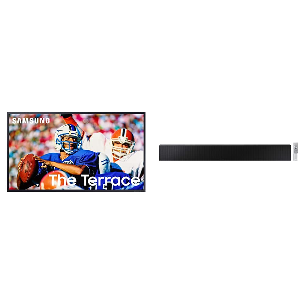 SAMSUNG 75-inch Class QLED 4K The Terrace Partial Sun Outdoor, Direct Full Array 16x, Quantum HDR 32x, Weatherproof, Wide Viewing Angle Smart TV w/ Alexa Built-in (QN75LST7TAFXZA, Latest Model)