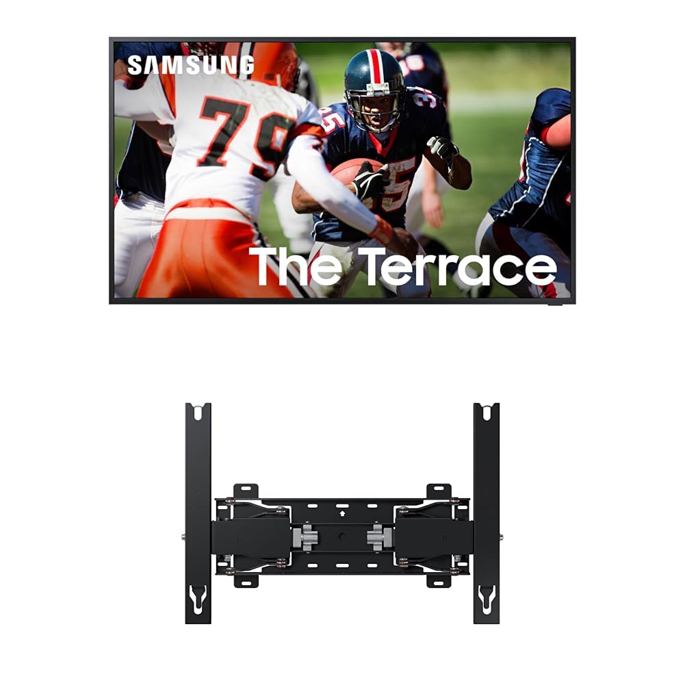SAMSUNG 75-inch Class QLED 4K The Terrace Partial Sun Outdoor, Direct Full Array 16x, Quantum HDR 32x, Weatherproof, Wide Viewing Angle Smart TV w/ Alexa Built-in (QN75LST7TAFXZA, Latest Model)