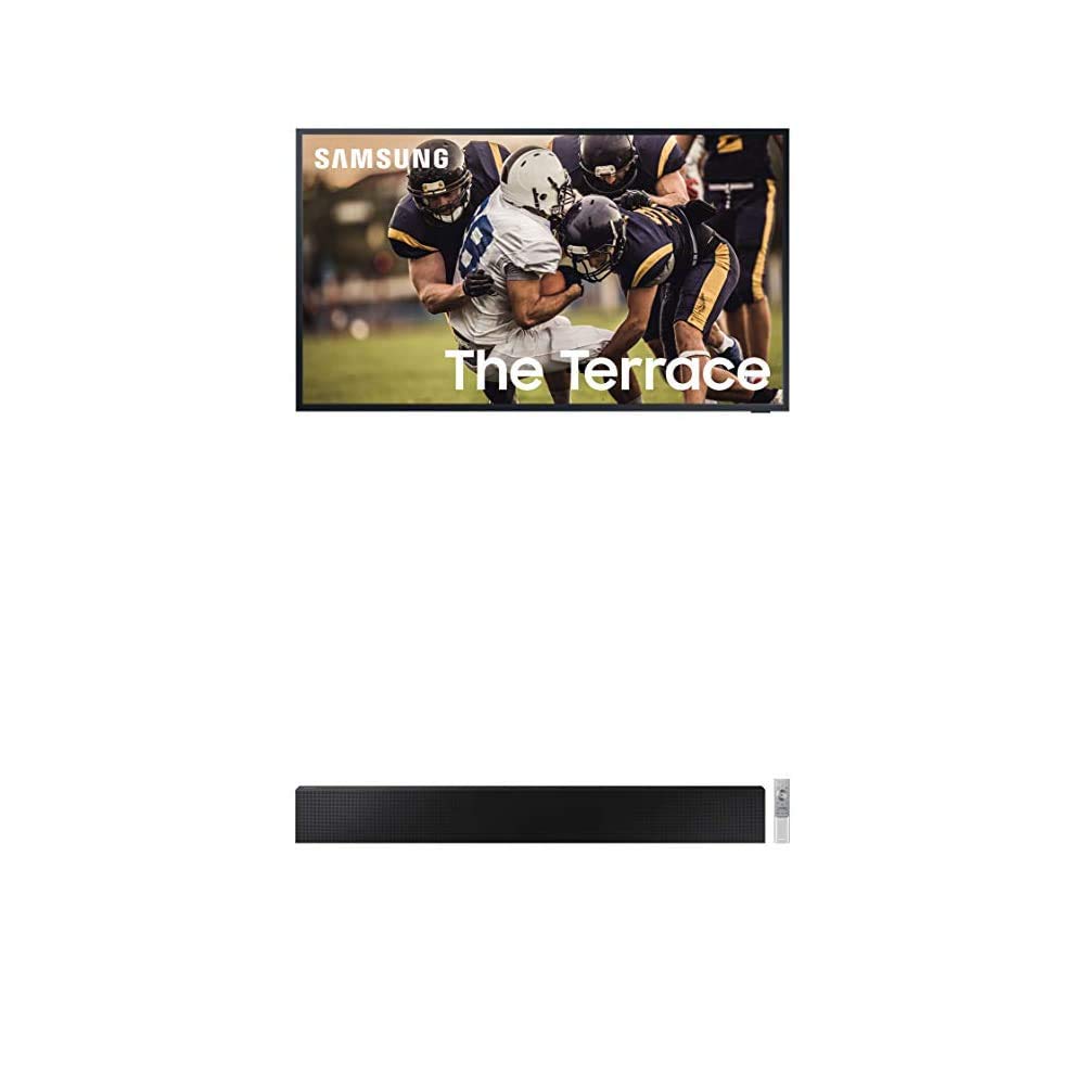 SAMSUNG 75-inch Class QLED 4K The Terrace Partial Sun Outdoor, Direct Full Array 16x, Quantum HDR 32x, Weatherproof, Wide Viewing Angle Smart TV w/ Alexa Built-in (QN75LST7TAFXZA, Latest Model)