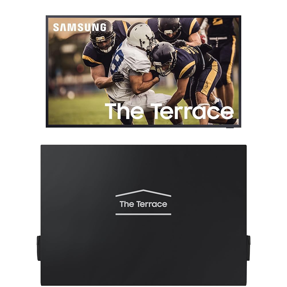 SAMSUNG 75-inch Class QLED 4K The Terrace Partial Sun Outdoor, Direct Full Array 16x, Quantum HDR 32x, Weatherproof, Wide Viewing Angle Smart TV w/ Alexa Built-in (QN75LST7TAFXZA, Latest Model)