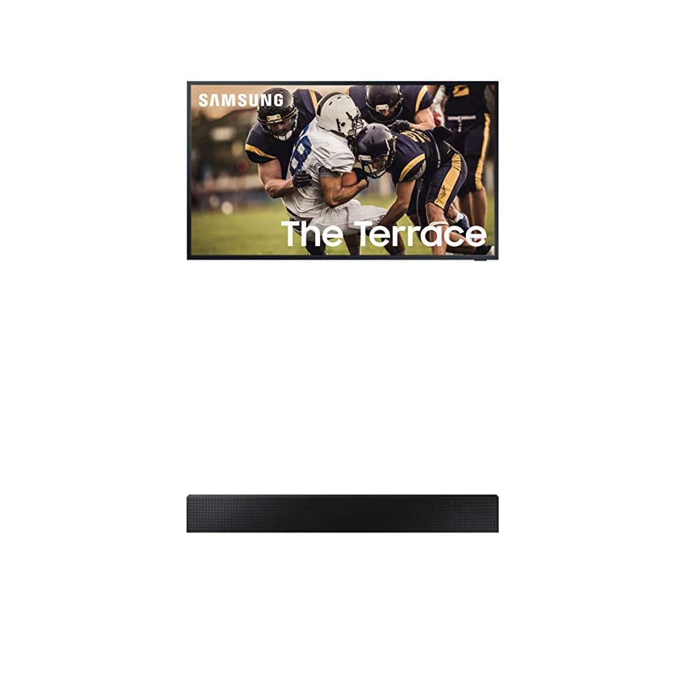 SAMSUNG 75-inch Class QLED 4K The Terrace Partial Sun Outdoor, Direct Full Array 16x, Quantum HDR 32x, Weatherproof, Wide Viewing Angle Smart TV w/ Alexa Built-in (QN75LST7TAFXZA, Latest Model)