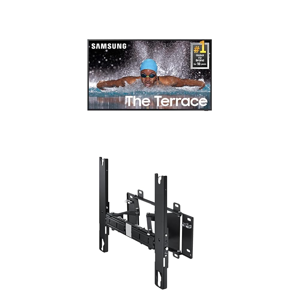 Samsung 55-Inch Class Neo QLED 4K The Terrace Partial Sun, Quantum HDR+, Dolby Atmos, Wide Viewing Angle, Weather Resistant, Anti-Glare Outdoor Smart TV w/Alexa Built-in, (QN55LST7DAFXZA, 2024 Model)