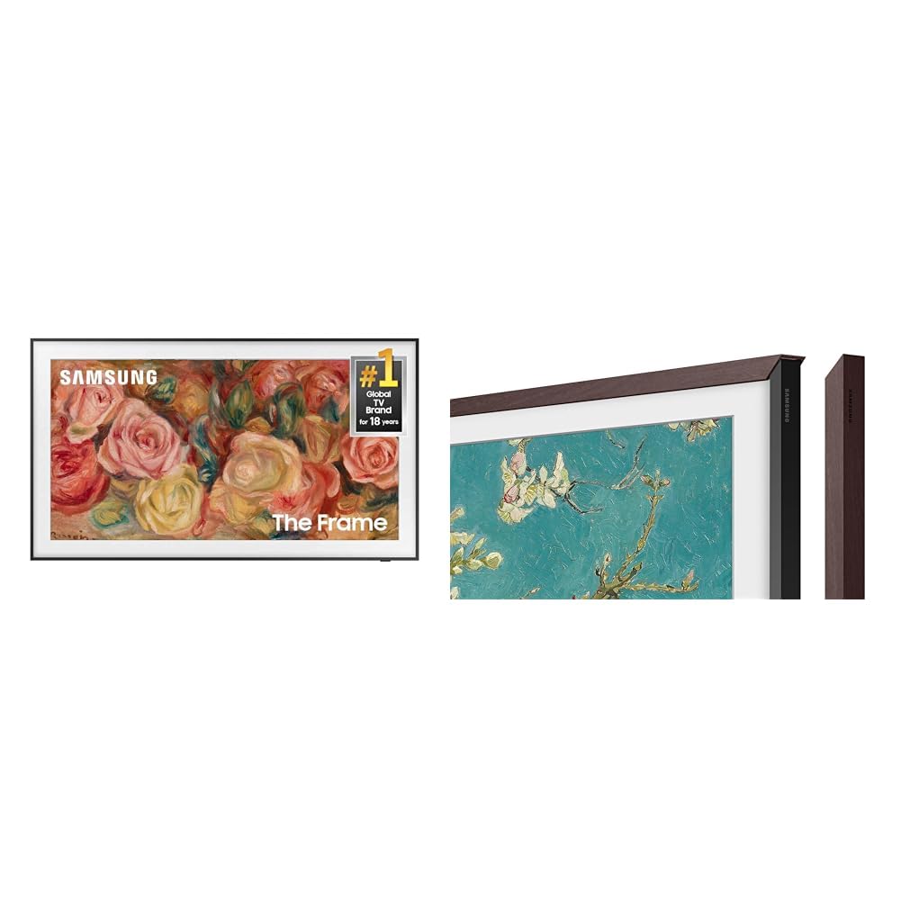 Samsung 85-Inch Class QLED 4K LS03D The Frame Series Quantum HDR Smart TV w/Dolby Atmos, Art Mode, Anti-Reflection, Customizable Frame, Slim Fit Wall Mount with Alexa Built-in (QN85LS03D, 2024 Model)