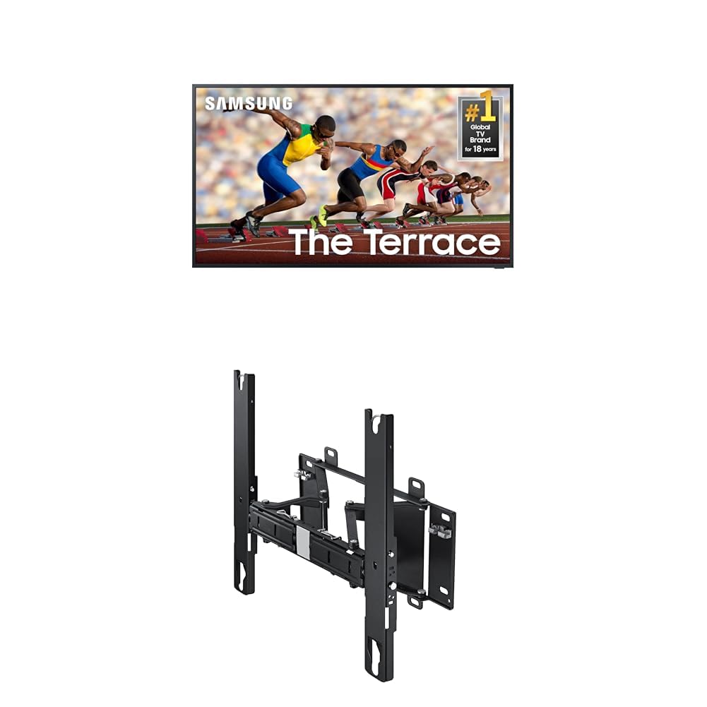 Samsung 55-Inch Class Neo QLED 4K The Terrace Partial Sun, Quantum HDR+, Dolby Atmos, Wide Viewing Angle, Weather Resistant, Anti-Glare Outdoor Smart TV w/Alexa Built-in, (QN55LST7DAFXZA, 2024 Model)