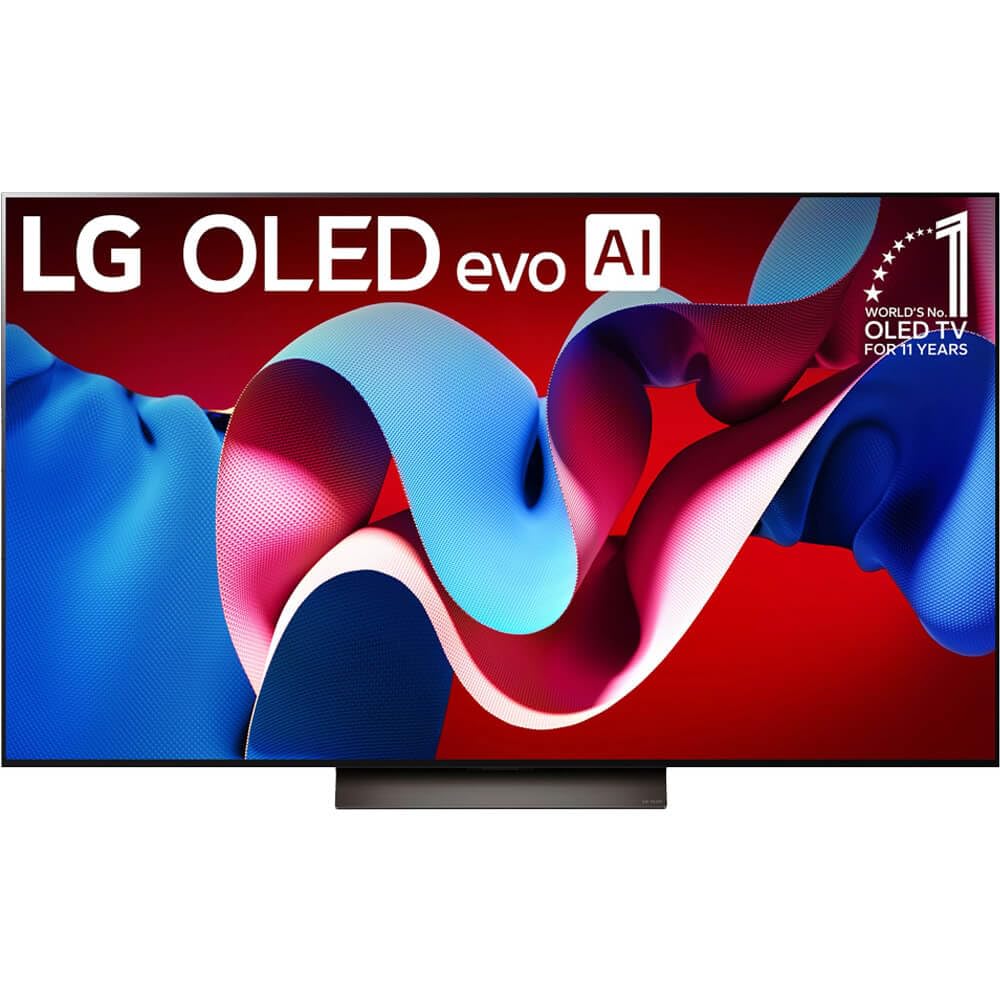 LG 77-Inch Class OLED evo C4 Series Smart TV 4K Processor Flat Screen with Magic Remote AI-Powered with Alexa Built-in (OLED77C4PUA, 2024) (Renewed)