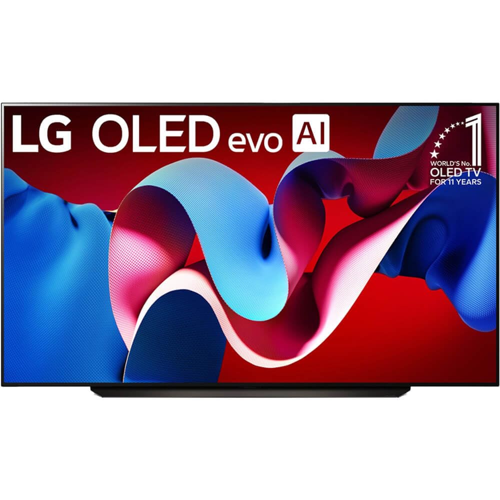 LG 77-Inch Class OLED evo C4 Series Smart TV 4K Processor Flat Screen with Magic Remote AI-Powered with Alexa Built-in (OLED77C4PUA, 2024) (Renewed)