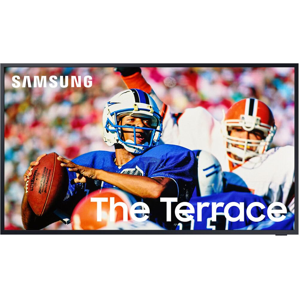 SAMSUNG 75-inch Class QLED 4K The Terrace Partial Sun Outdoor, Direct Full Array 16x, Quantum HDR 32x, Weatherproof, Wide Viewing Angle Smart TV w/ Alexa Built-in (QN75LST7TAFXZA, Latest Model)