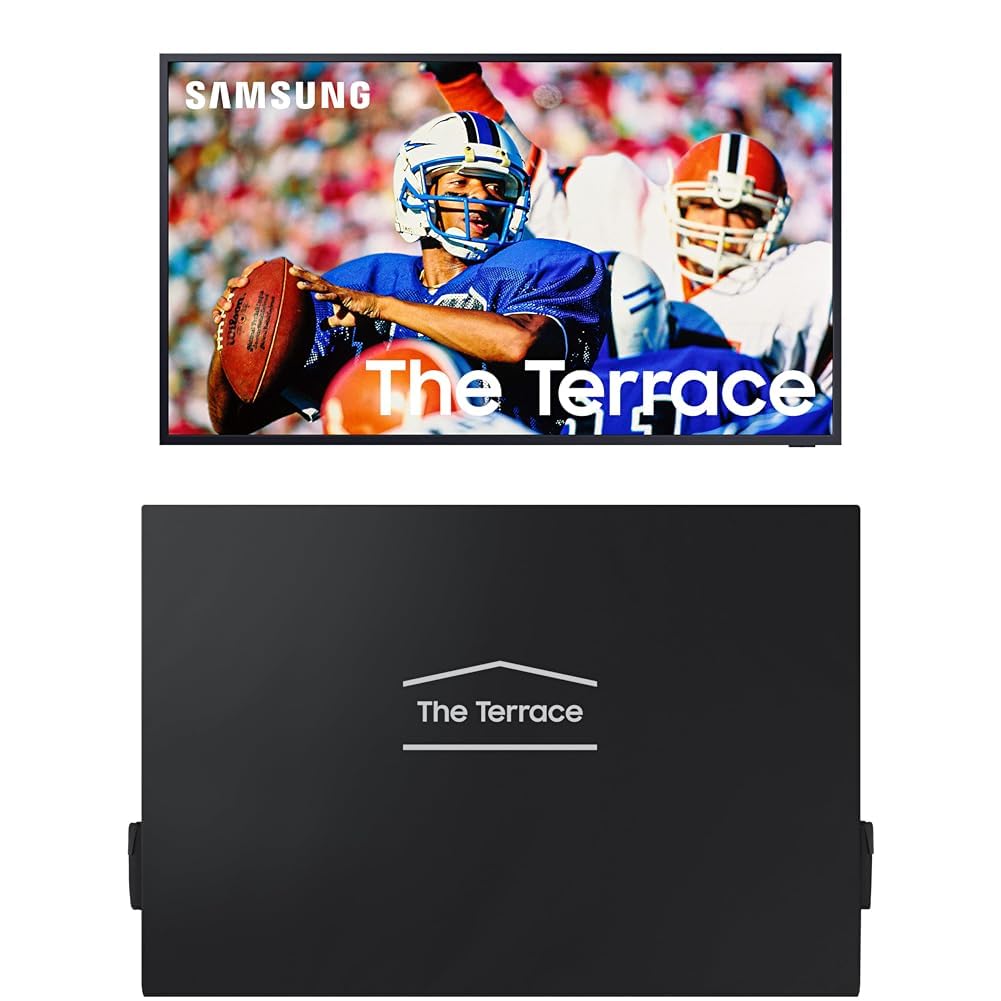 SAMSUNG 75-inch Class QLED 4K The Terrace Partial Sun Outdoor, Direct Full Array 16x, Quantum HDR 32x, Weatherproof, Wide Viewing Angle Smart TV w/ Alexa Built-in (QN75LST7TAFXZA, Latest Model)