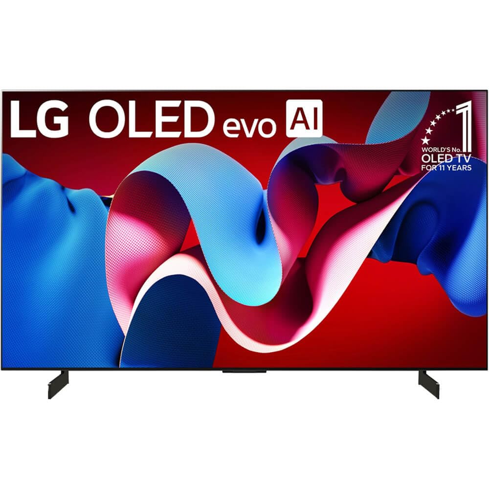 LG 77-Inch Class OLED evo C4 Series Smart TV 4K Processor Flat Screen with Magic Remote AI-Powered with Alexa Built-in (OLED77C4PUA, 2024) (Renewed)