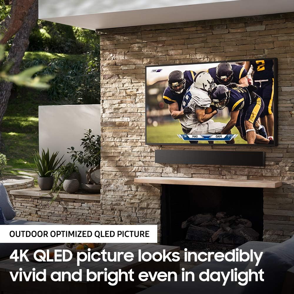 SAMSUNG 75-inch Class QLED 4K The Terrace Partial Sun Outdoor, Direct Full Array 16x, Quantum HDR 32x, Weatherproof, Wide Viewing Angle Smart TV w/ Alexa Built-in (QN75LST7TAFXZA, Latest Model)