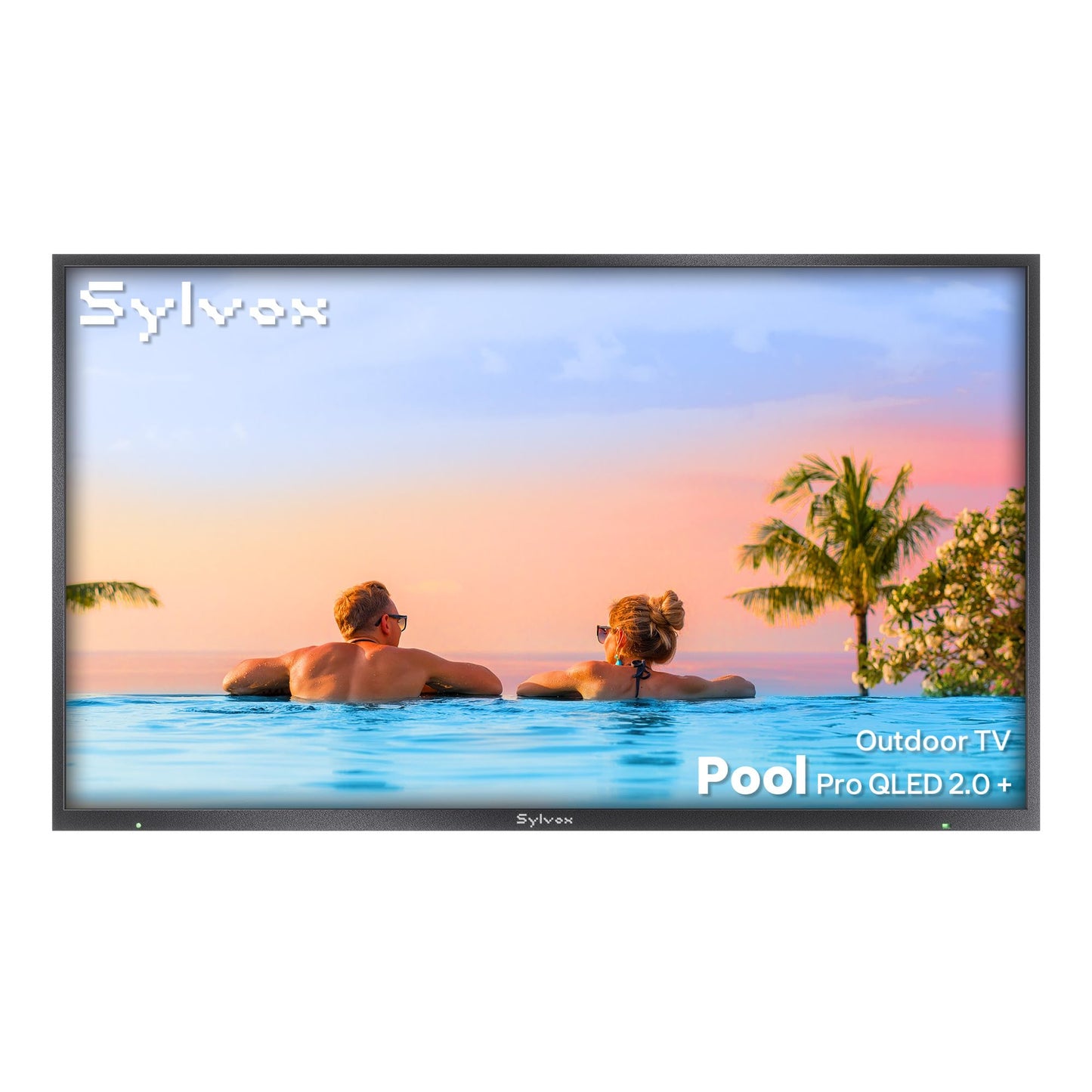 SYLVOX New 65” Outdoor Smart TV, Superior Waterproof Performance, Upgraded Matte Finish for Enhanced Anti-Glare Effect, Full Metal, with Dolby Atoms, 1000nits, Partial Sun Deck Pro 2.0+ Series
