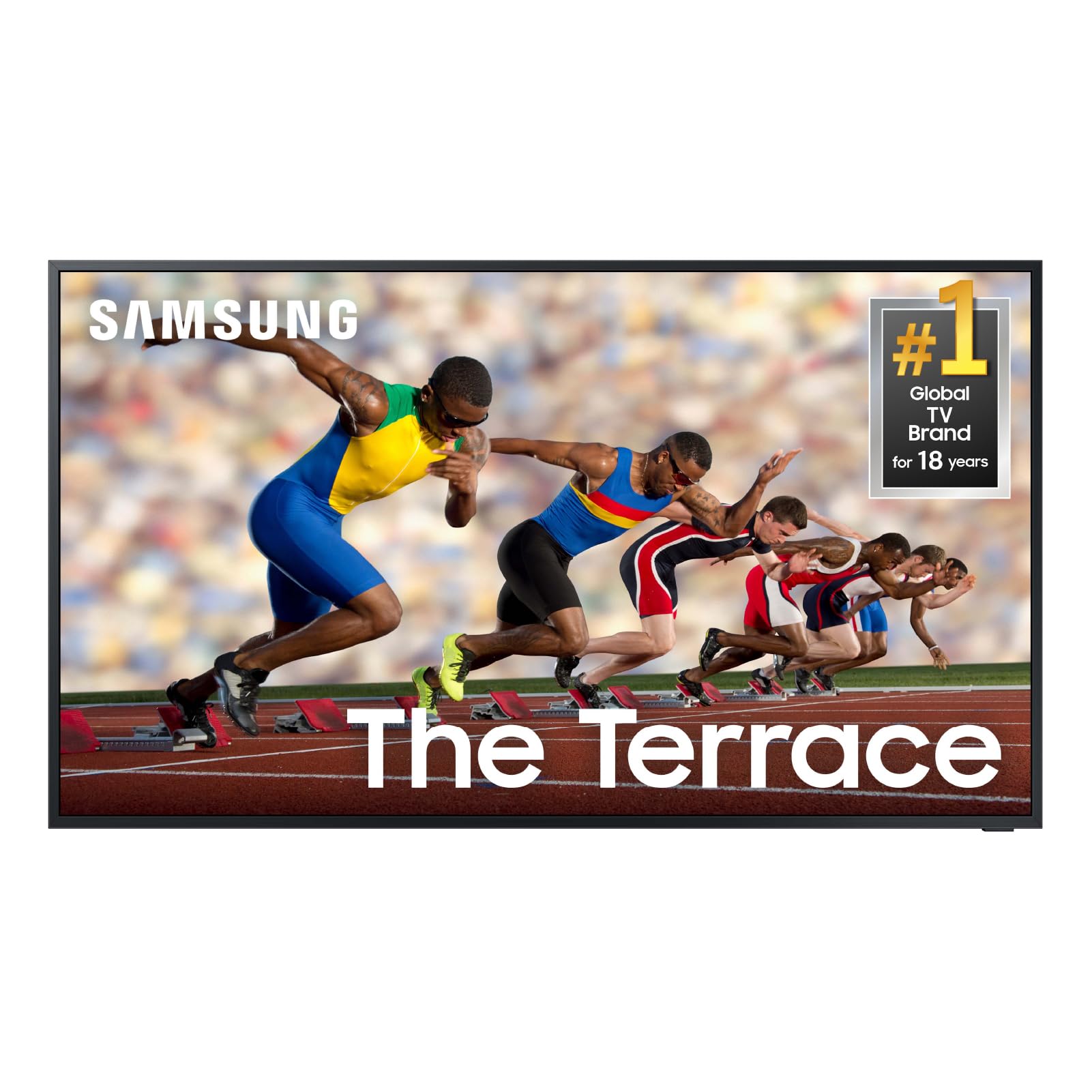 Samsung 55-Inch Class Neo QLED 4K The Terrace Partial Sun, Quantum HDR+, Dolby Atmos, Wide Viewing Angle, Weather Resistant, Anti-Glare Outdoor Smart TV w/Alexa Built-in, (QN55LST7DAFXZA, 2024 Model)