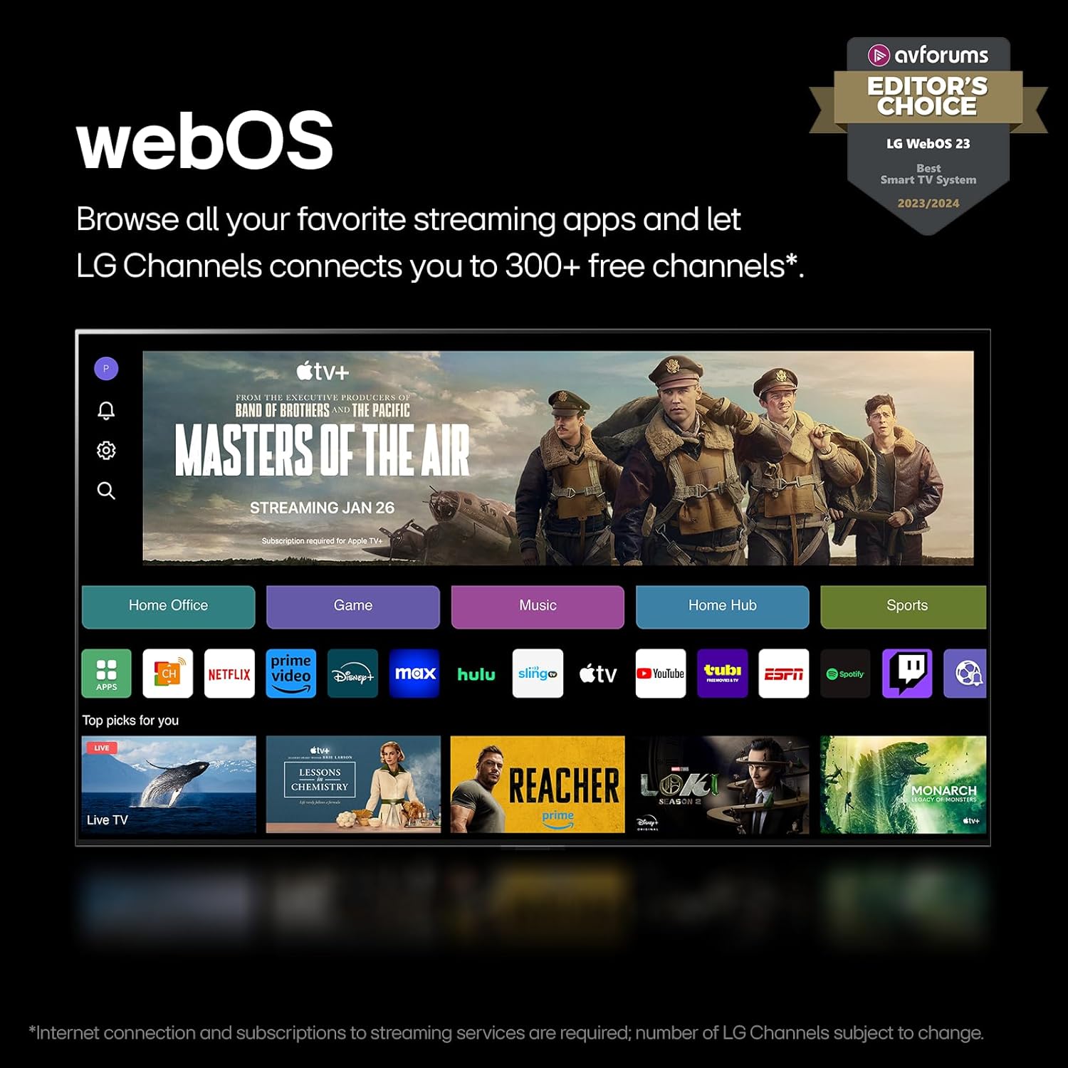 LG 77-Inch Class OLED evo G4 Series Smart TV 4K Processor Flat Screen with Magic Remote AI-Powered with Alexa Built-in (OLED77G4WUA, 2024)