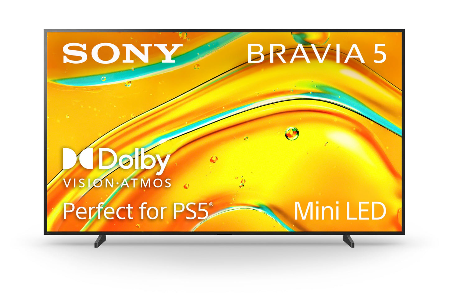 Sony BRAVIA 5 85 Inch TV, Mini LED, 4K Smart Google TV, XR Processor with AI Technology,120hz Television with Dolby Vision/Atmos, Exclusive Features for PlayStation®5, K-85XR50, 2025 Model