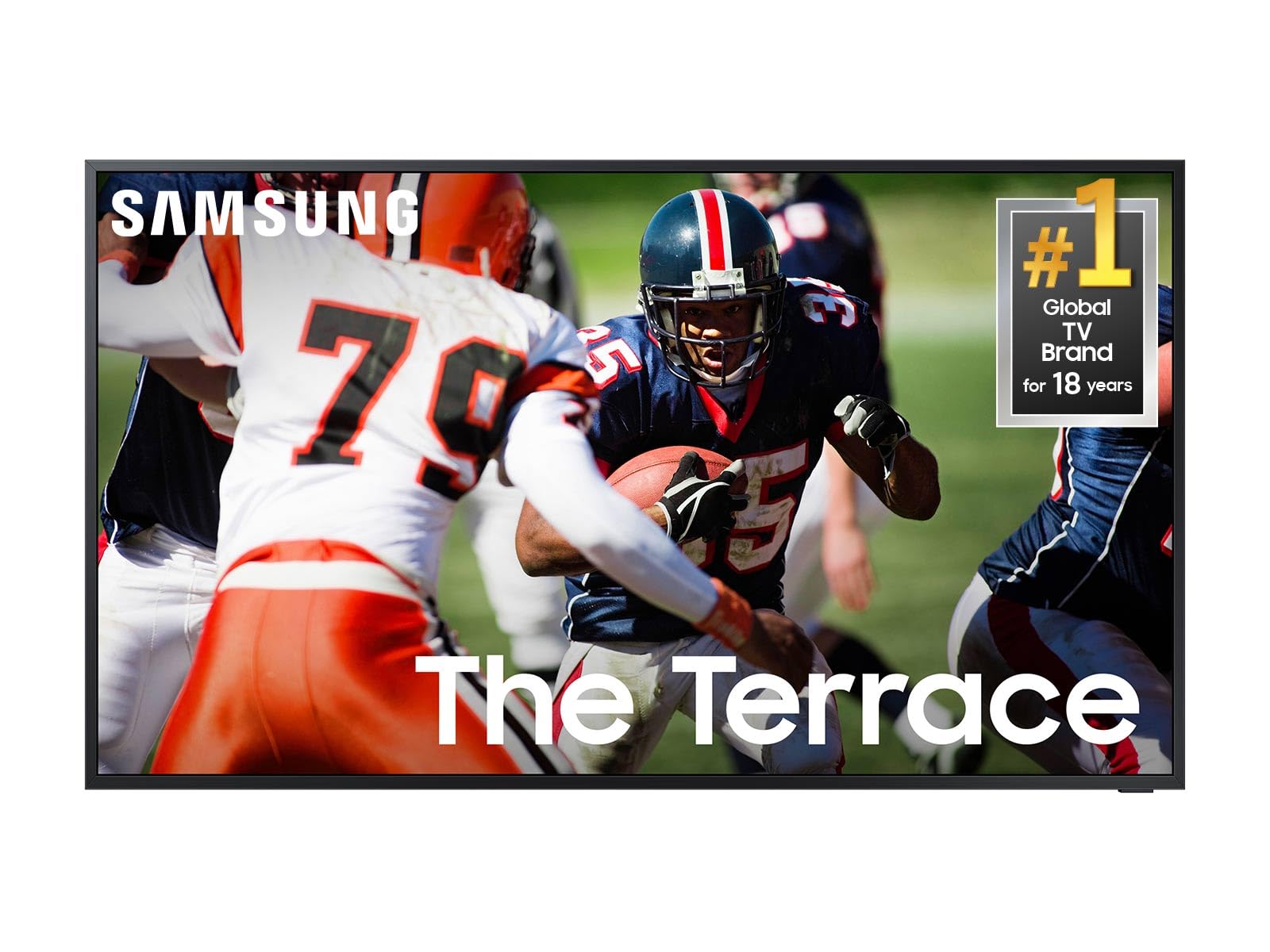 SAMSUNG 75-inch Class QLED 4K The Terrace Partial Sun Outdoor, Direct Full Array 16x, Quantum HDR 32x, Weatherproof, Wide Viewing Angle Smart TV w/ Alexa Built-in (QN75LST7TAFXZA, Latest Model)