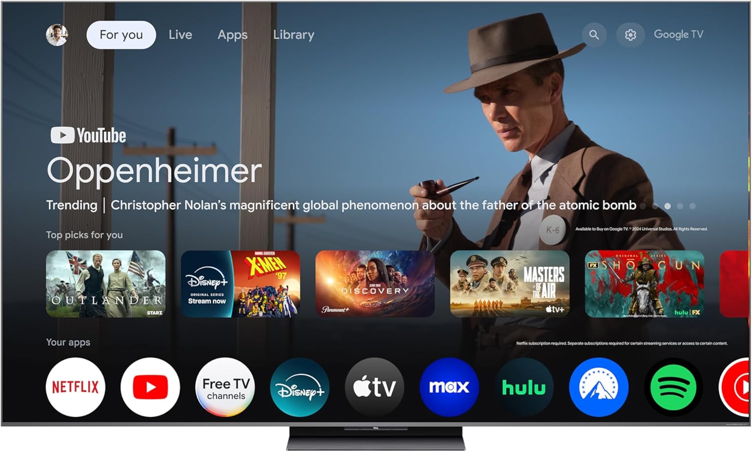 TCL 75-Inch Class QM8K Series QD-Mini LED 4K UHD Google Smart TV Next Generation Mini-LED TV - QLED, 144hz, 288hz VRR, No Bezel Design, Unrivaled Picture Quality, Ai Processing (75QM8K, 2025 Model)