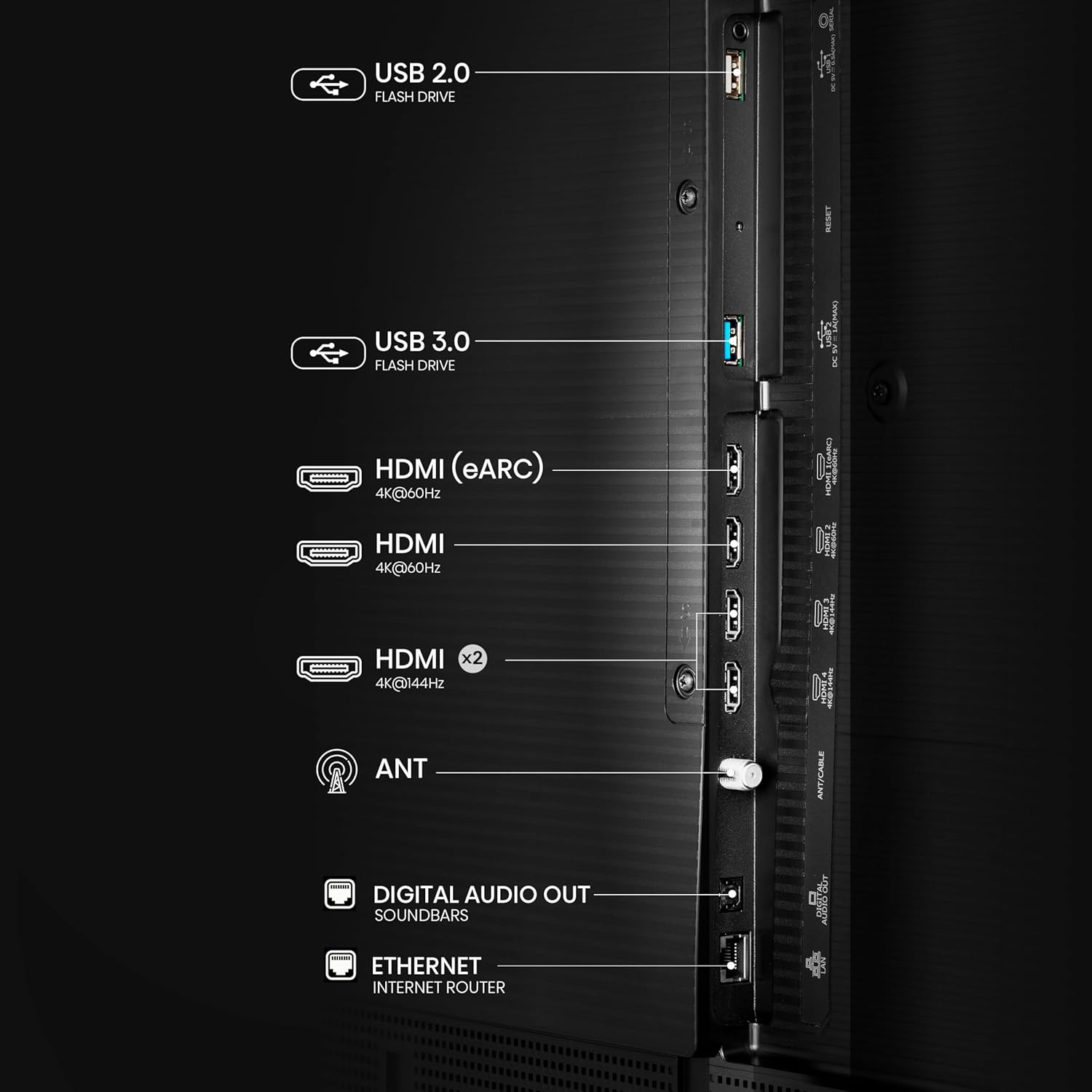 Hisense 85-Inch Class QLED 4K S7N CanvasTV Series Dolby Vision HDR Google Smart TV (85S7N, 2025 Model) - 144Hz, Art Mode, Anti-Glare Panel, Hi-Matte Display, UltraSlim Wall Mount & Frame Included