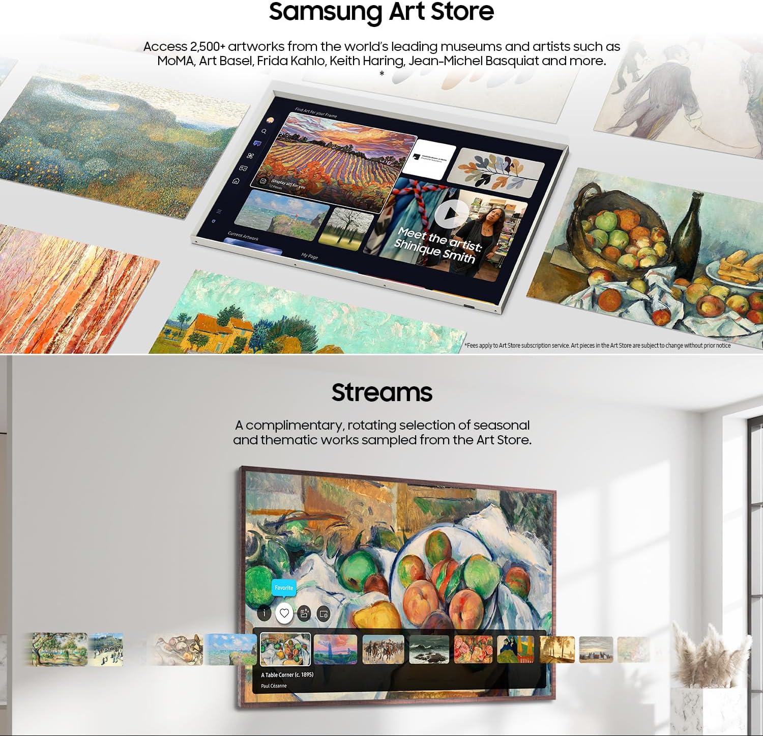 Samsung 85-Inch Class QLED 4K LS03D The Frame Series Quantum HDR Smart TV w/Dolby Atmos, Art Mode, Anti-Reflection, Customizable Frame, Slim Fit Wall Mount with Alexa Built-in (QN85LS03D, 2024 Model)