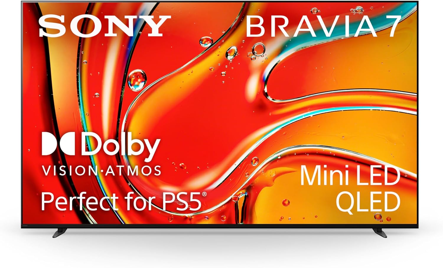 Sony 85 Inch Mini LED QLED 4K Ultra HD TV BRAVIA 7 Smart Google TV with Dolby Vision HDR, Exclusive PlayStation 5 Features, (K-85XR70)