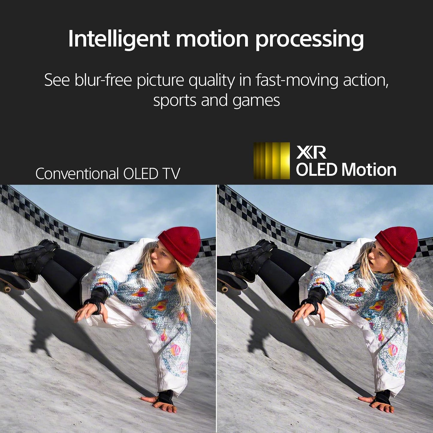 Sony QD-OLED 65 inch BRAVIA XR A95L Series 4K Ultra HD TV: Smart Google TV with Dolby Vision HDR and Exclusive Gaming Features for The PlayStation® 5 XR65A95L- Latest Model,Black