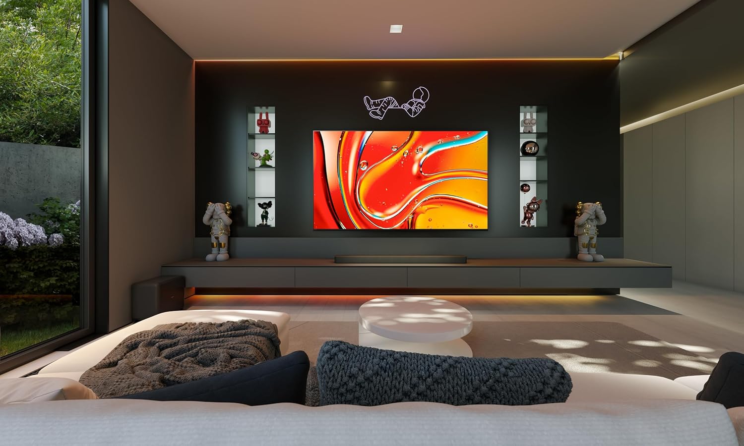 Sony 85 Inch Mini LED QLED 4K Ultra HD TV BRAVIA 7 Smart Google TV with Dolby Vision HDR, Exclusive PlayStation 5 Features, (K-85XR70)
