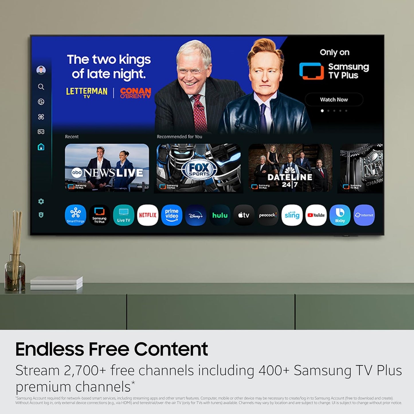 Samsung 75-Inch Class Neo QLED 4K QN90F Series, Vision AI, Mini LED Smart TV (2025 Model, 75QN90F) Neo Quantum HDR+, Object Tracking Sound+ w/Dolby Atmos, Glare Free, Gaming Hub, Alexa Built-in