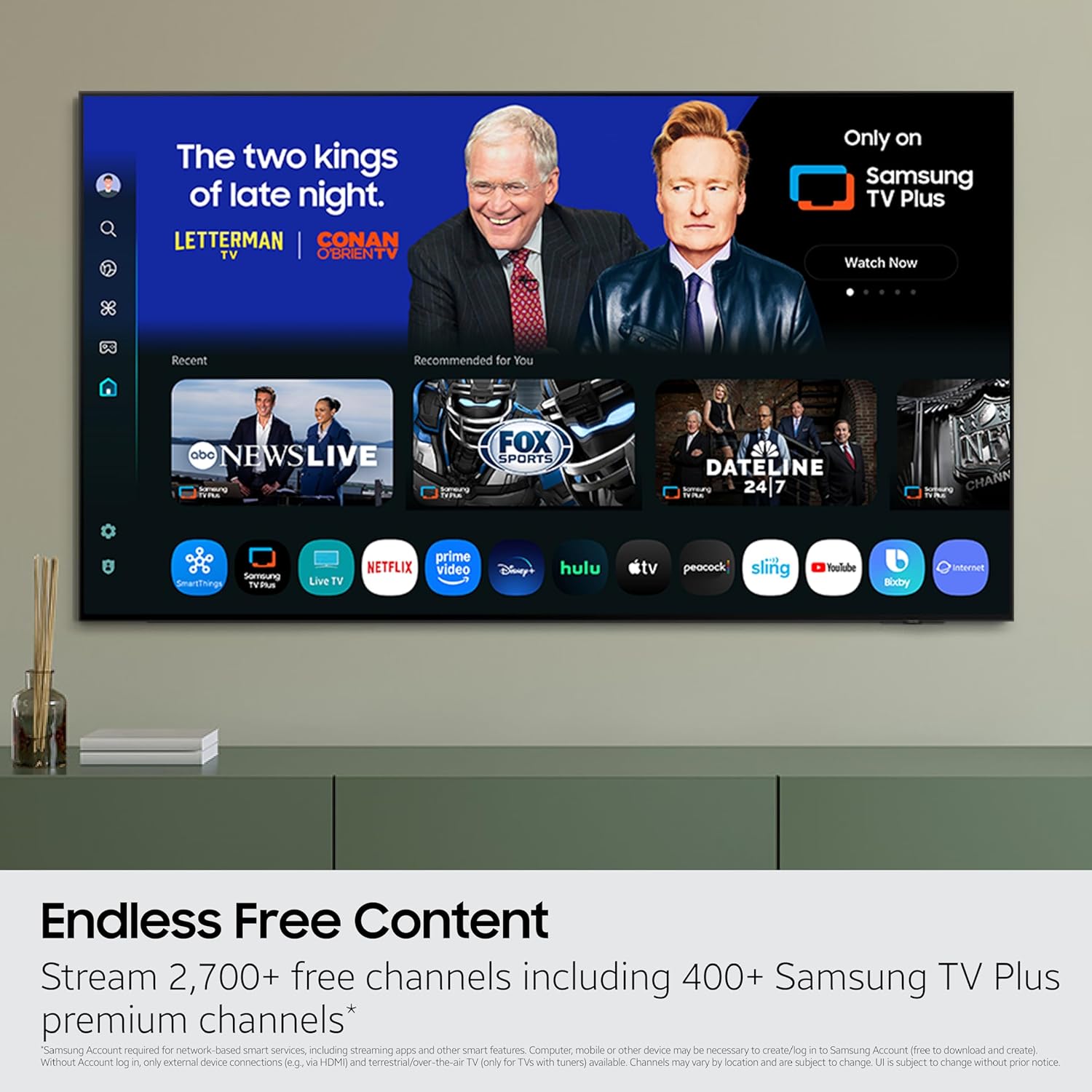 Samsung 75-Inch Class Neo QLED 4K QN90F Series, Vision AI, Mini LED Smart TV (2025 Model, 75QN90F) Neo Quantum HDR+, Object Tracking Sound+ w/Dolby Atmos, Glare Free, Gaming Hub, Alexa Built-in