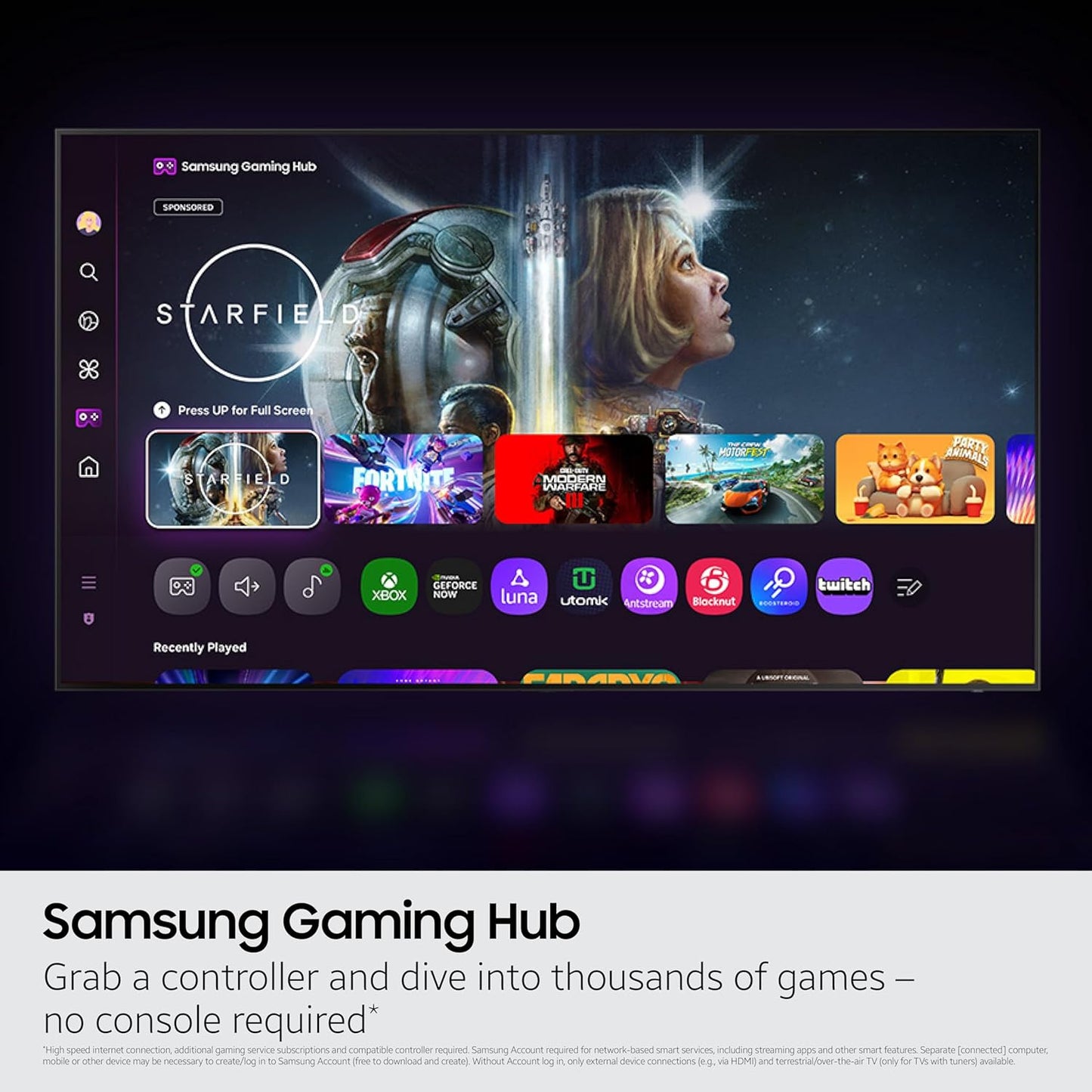 Samsung 75-Inch Class Neo QLED 4K QN90F Series, Vision AI, Mini LED Smart TV (2025 Model, 75QN90F) Neo Quantum HDR+, Object Tracking Sound+ w/Dolby Atmos, Glare Free, Gaming Hub, Alexa Built-in