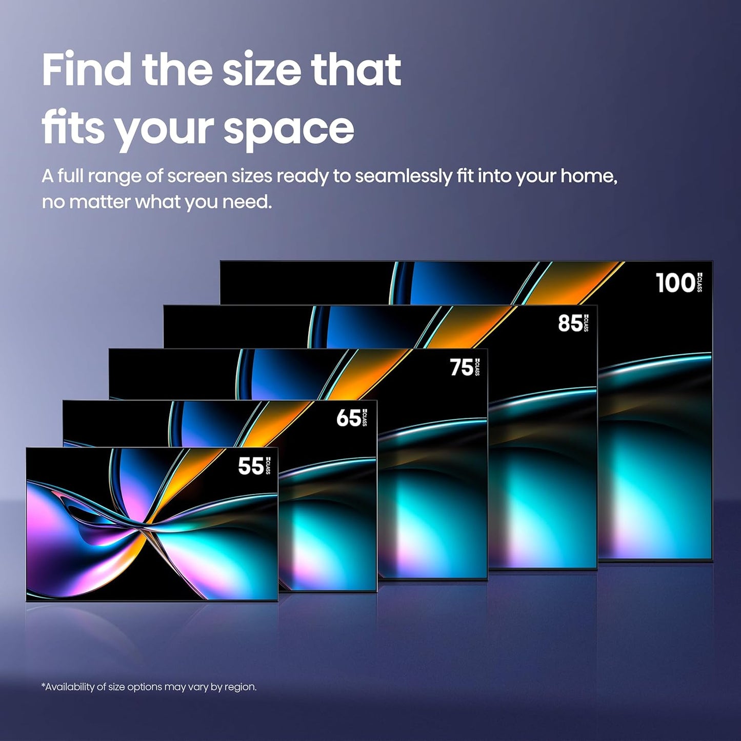 Hisense 100" Class U7 Mini-LED ULED 4K UHD Google Smart TV (100U75QG, 2025 Model) - QLED, Native 165Hz, VRR 288, Up to 3000 Nits, HDR10+, Dolby Vision IQ · Atmos, IMAX Enhanced, 2.1.2 Ch Surround