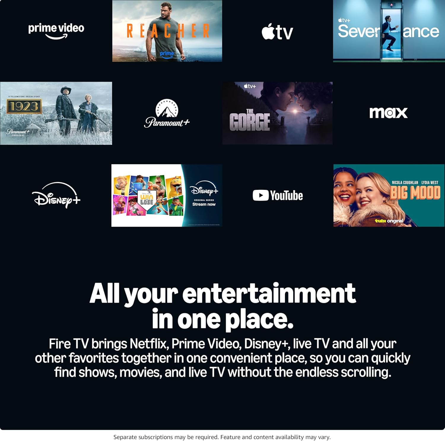 PANASONIC Z95 Series (2025 Model) 65-inch OLED 4K Ultra HD Smart Fire TV, HDR10+ Adaptive, Dolby Vision IQ, 360 Soundscape Pro, 144Hz Refresh Rate and Hands-Free Alexa - 65Z95BP