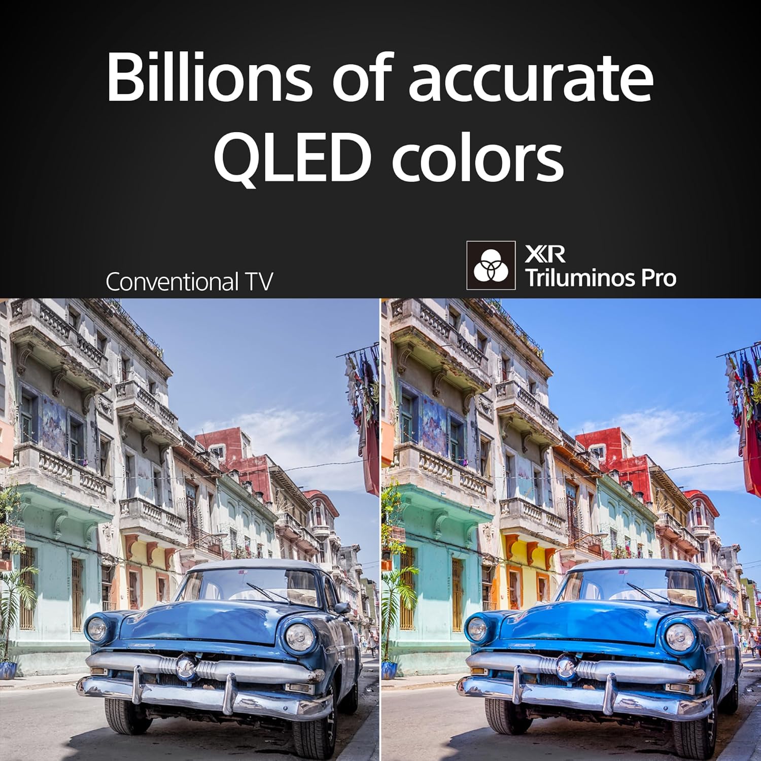 Sony 85 Inch Mini LED QLED 4K Ultra HD TV BRAVIA 7 Smart Google TV with Dolby Vision HDR, Exclusive PlayStation 5 Features, (K-85XR70)