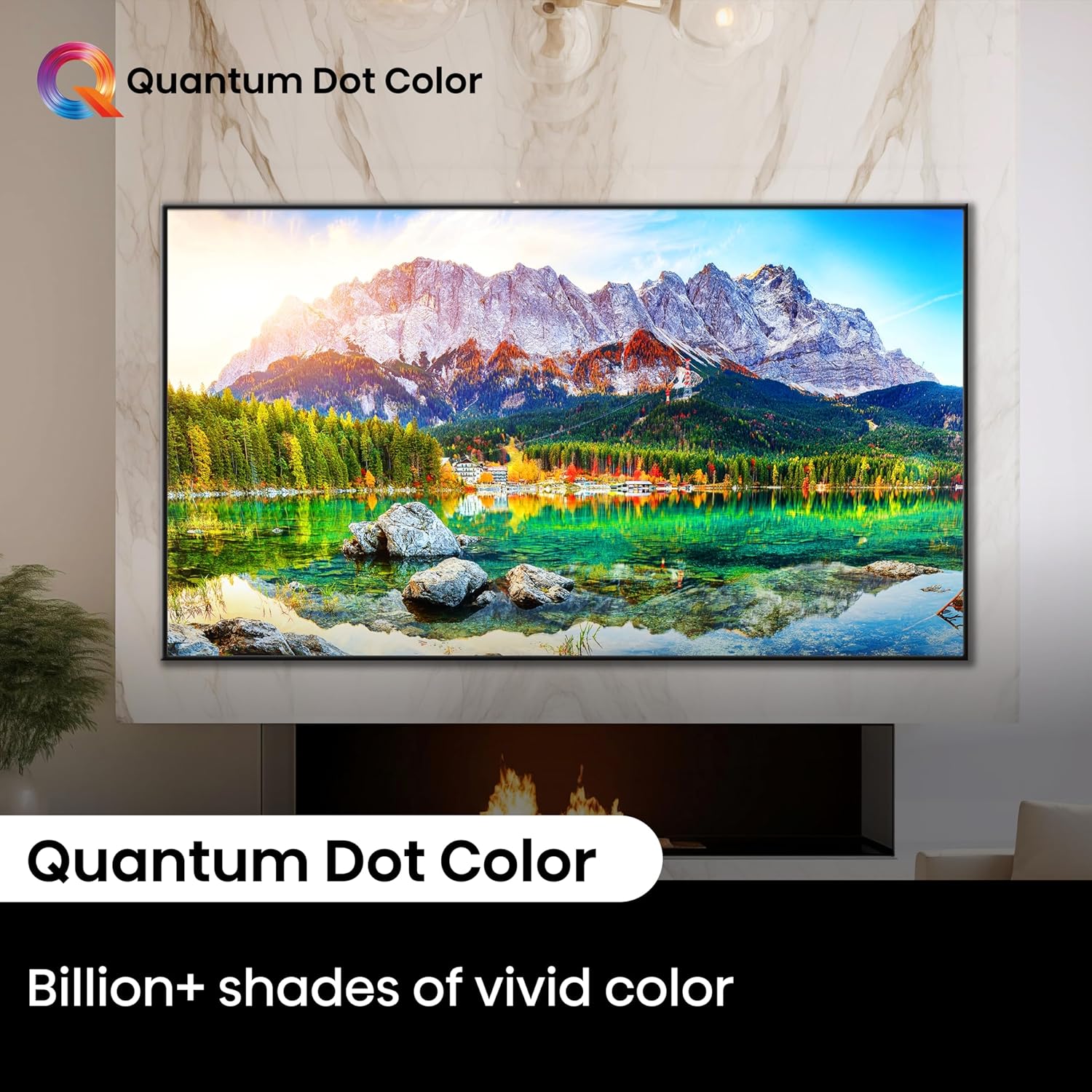 Hisense 100-Inch Class QD7 Series QLED 4K UHD Google Smart TV (100QD7N, 2024 Model) - QLED, Native 144Hz, Motion Rate 240, Direct Full Array, Game Mode Pro, Alexa Compatibility